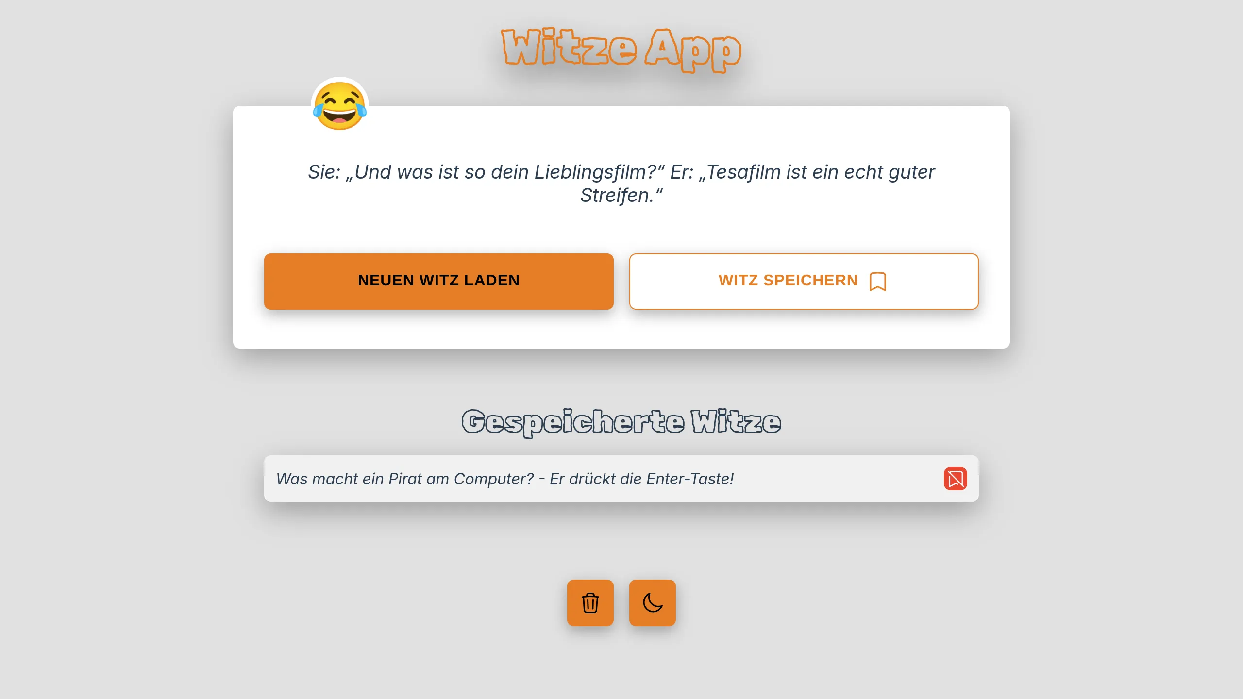 Witze-App Vorschau